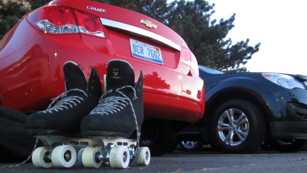 Skates and Car